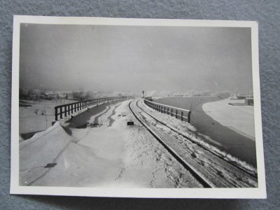 1939<br />Schlesien. <br />Rybnik. <br />An der Talbrücke