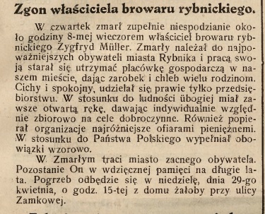 Pogrzeb - zgon Zygfryda Szt Pl I GR nr 49 kwiecien 1934.jpg