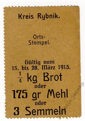 Kartka na chleb Rybnik 1915.jpeg