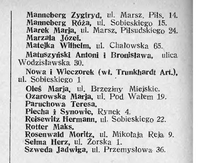 Manneberg Róża 1929-30Towary Krótkie.JPG