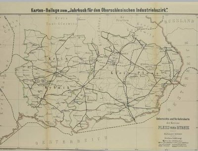 Uebersichts und Verkehrskarte der Kreise Pless und Rybnik.jpg
