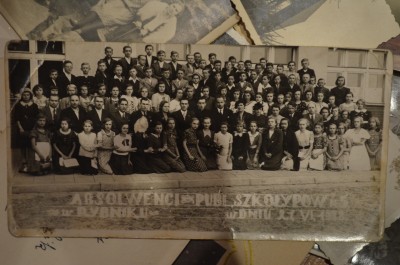 Absolwenci Pub Szkoły Pow N 5 w Rybniku 21.VI.1938