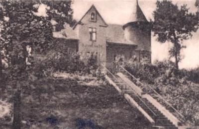 Klasztor z 1910r widok od strony boiska LKS Nedza 1908