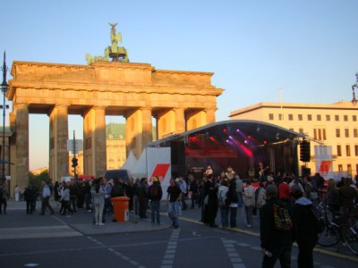 Impreza masowa pod Brandenburger Tor - wersja 2011 :P